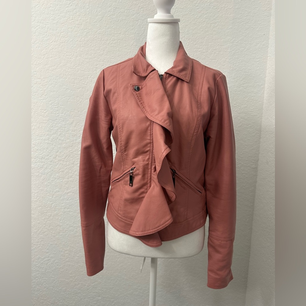 Pink Zipper Jacket - Small - PRELOVED